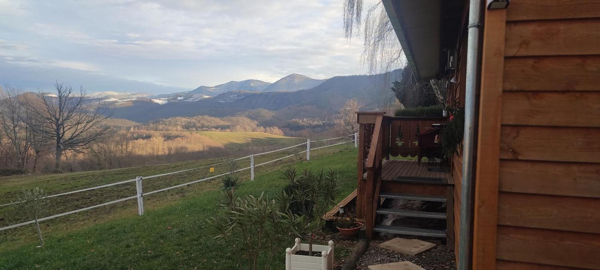 Domaine Le Lanis "Cabane De Pauline" Сен-Жирон Екстериор снимка