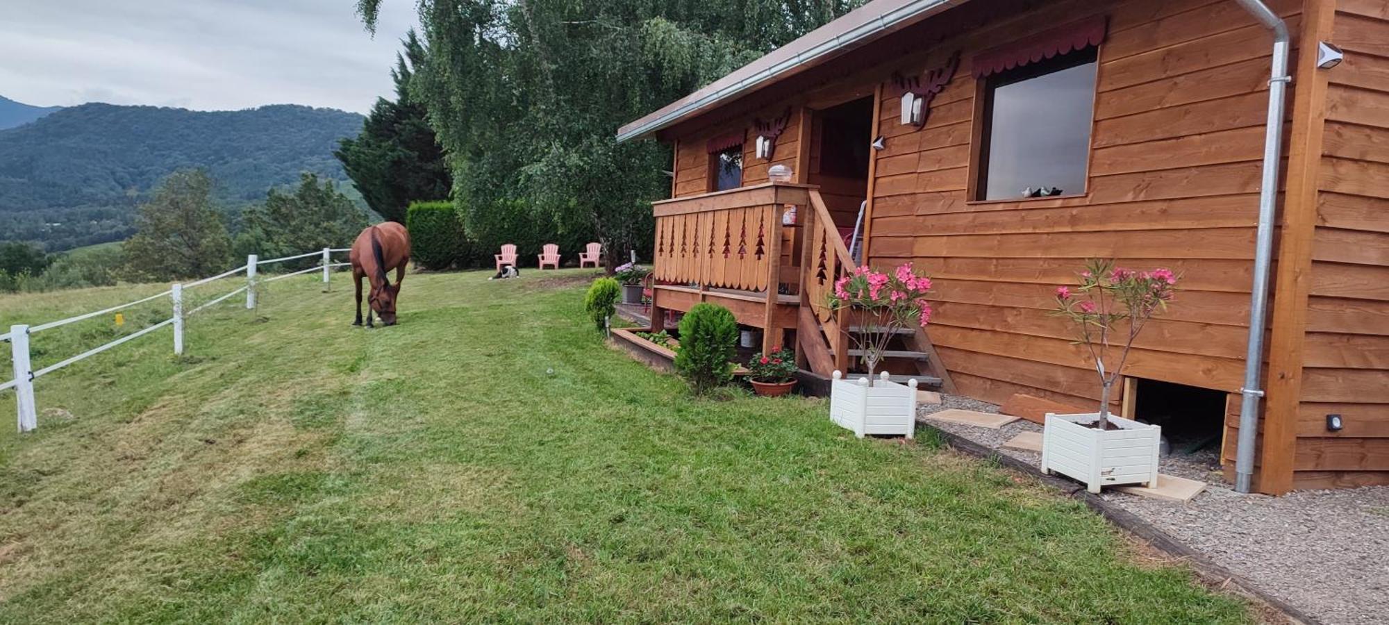 Domaine Le Lanis "Cabane De Pauline" Сен-Жирон Екстериор снимка