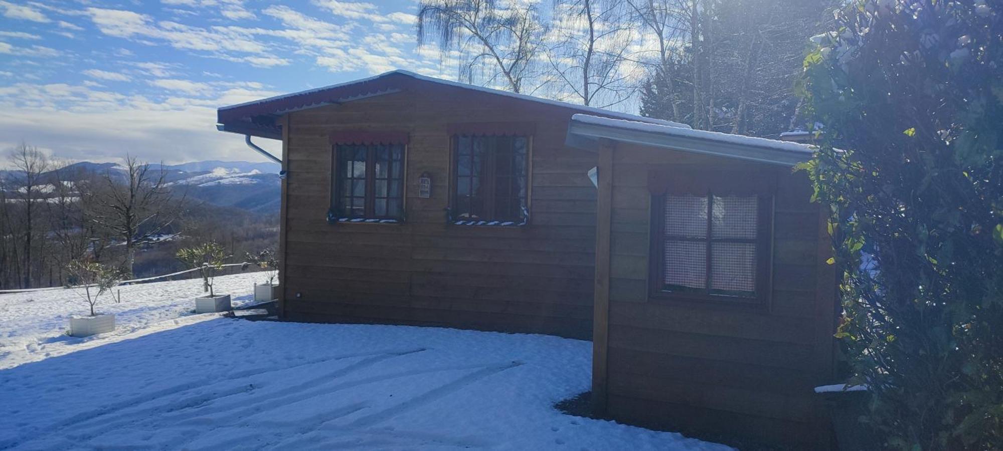 Domaine Le Lanis "Cabane De Pauline" Сен-Жирон Екстериор снимка